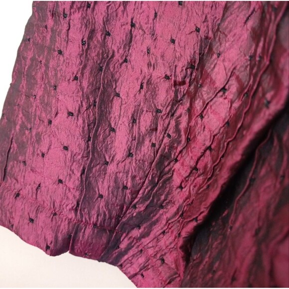 Erin by Erin London Burgundy Jacket Women's Size 1X - Picture 5 of 10